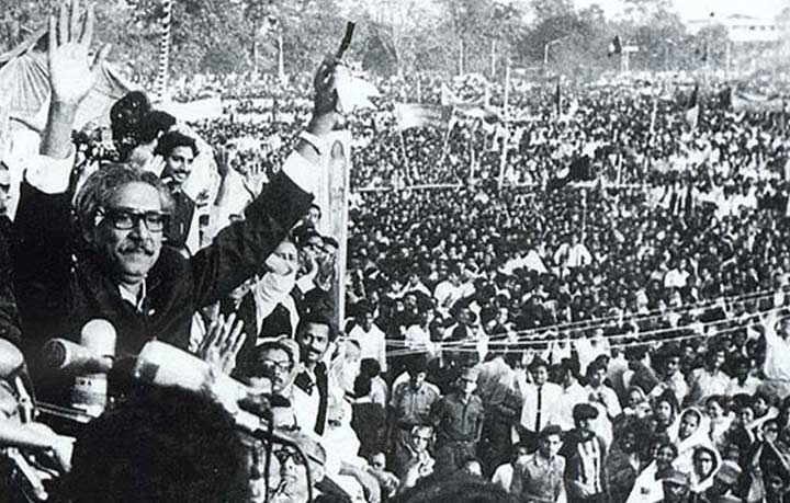 10 January in 1972, Bangabandhu returned to the sacred soil of independent Bangladesh