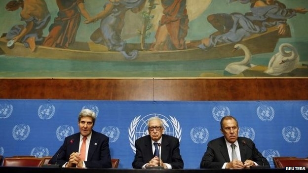 Syria peace conference Geneva II begins in Switzerland
