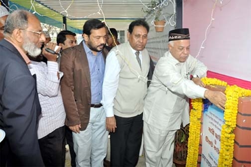 City Mayor M Monzoor Alam inaugurated the ticket counter and passenger shed of BRTC bus at Muradpur in Chittagong yesterday.