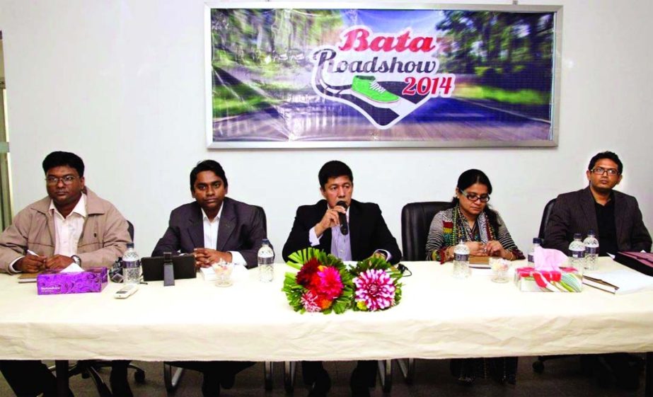Ruhul Amin Molla, Head of Non Retail Sales of Bata Shoe Company (Bangladesh) Ltd. leading a Road Show event from its Dhamrai factory premises recently organized by NRS department of Bata Bangladesh with 40 VVIP and VIP dealers of Dhaka I & II depots under