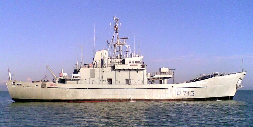 Naval ship Sangu of Bangladesh Navy left Chittagong Naval Jetty for India in a goodwill visit yesterday.