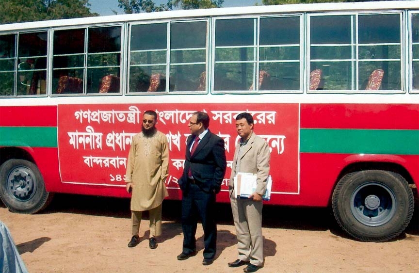 Chairman of Bangladesh Road Transport Authority Md. Jasimuddin Ahmed (Additional Secretary) visited BRTC Depot in Chittagong recently.