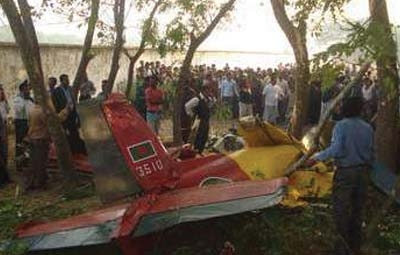 Emergency landing at Jessore