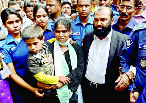 Fugitives Tazreen Fashions Managing Director Delwar Hossain and his wife Chairman Mahmuda Akhter were sent to jail after they surrendered to the court and their bail prayers rejected on Sunday.