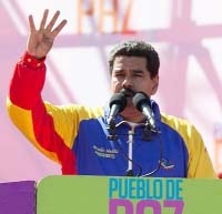 Maduro says the Venezuelan people must defend the "Bolivarian Revolution"" launched by Hugo Chavez."
