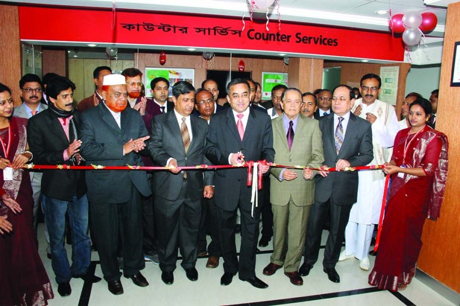 Sayeed H Chowdhury, Chairman of ONE Bank Limited inaugurating the 70th branch of the bank in Kushtia on Sunday.