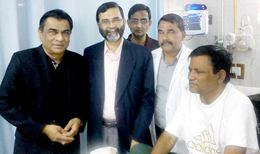 President of Bangladesh Football Federation (BFF) Kazi Salahuddin visited Bangabandhu Sheikh Mujib Medical University Hospital to watch the condition of ailing Vice-President of BFF Badal Roy on Saturday.