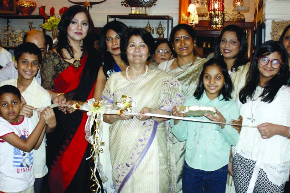 Dhaka Metropolitan Chamber of Commerce and Industries President Rokia Afzal Rahman inaugurating a new home dÃ©cor store 'Home Works' outlet at Banani in the city on Friday. The store targets to reaching out to a broader spectrum of customers arraying