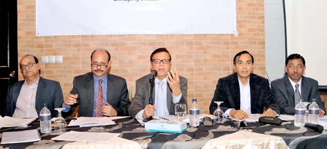 Managing Director of UCB Muhammed Ali along with other senior officials at business review meeting of Chittagong Division held recently.