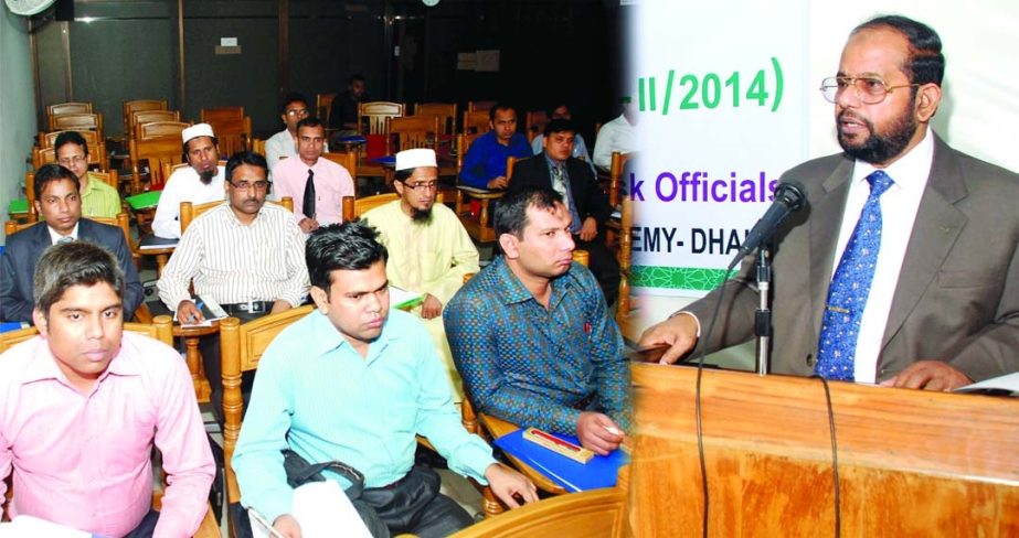 Md Habibur Rahman, Managing Director of Al-Arafah Islami Bank Ltd inaugurating a week-long training course on "Banking Laws & Practices" at the bank's Training & Research Academy on Sunday.