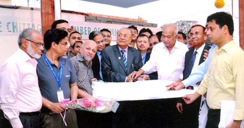 Housing and Public Works Minister Engr Mosharraf Hossain inaugurating the pavilion of Electro Mart at Chittagong International Trade Fair recently.