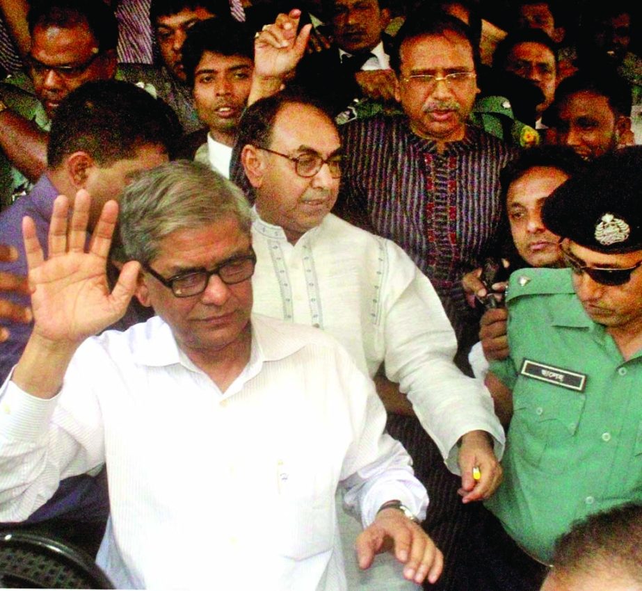 BNP's Acting Secretary General Mirza Fakhrul Islam Alamgir, Senior leaders Mirza Abbas and Abdus Salam sent to jail after rejection of their bail prayers by the court on Sunday.