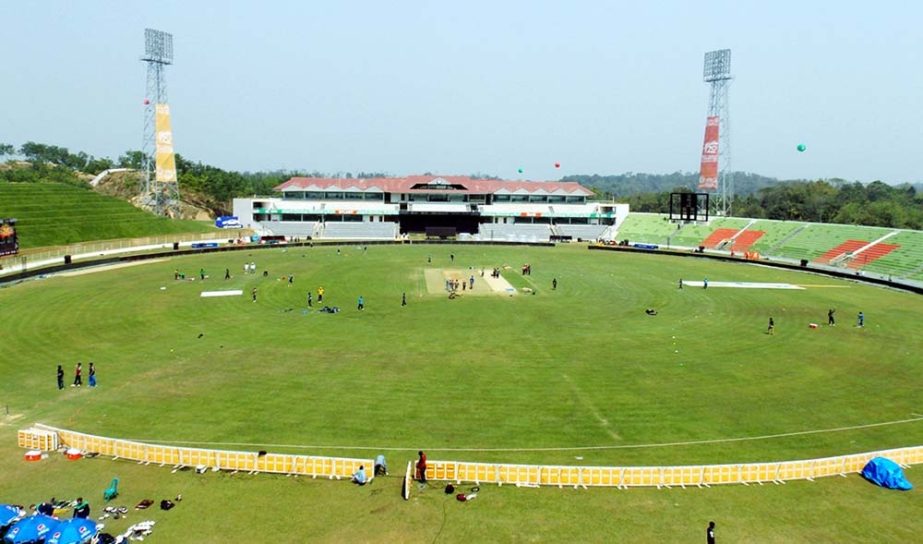 Sylhet Divisional Stadium is prepared to stage the matches of ICC World Twenty20 Cricket. The two matches of the tournament will be held today.