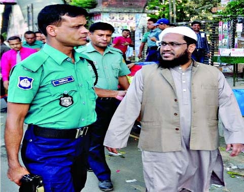 Chief of Bangladesh Sammilita Janata was picked up by the police from the gate of the Jatiya Press Club soon after he came out after addressing a Press briefing on Wednesday.