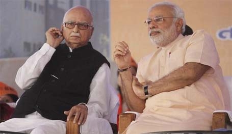 LK Advani, Narendra Modi