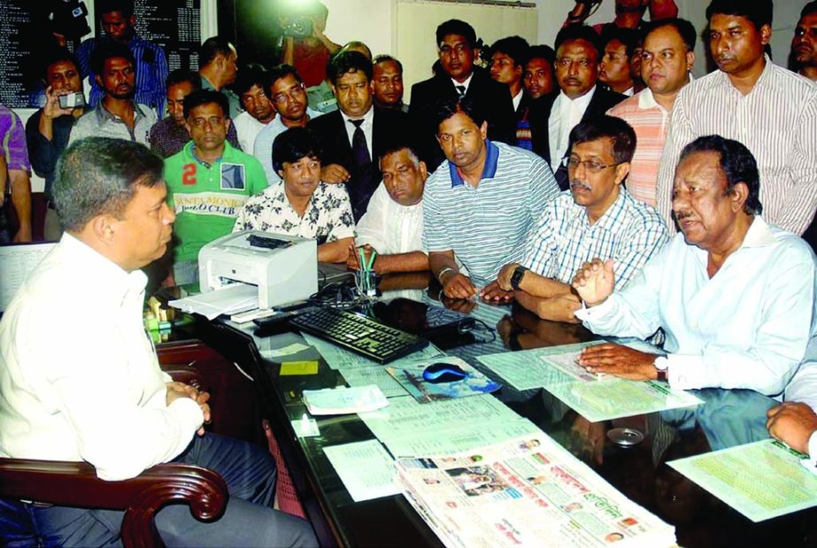 President of Dhaka Zila BNP Abdul Mannan submitted a memorandum to Deputy Commissioner of Dhaka district on Thursday in protest against sabotage in upazila elections.