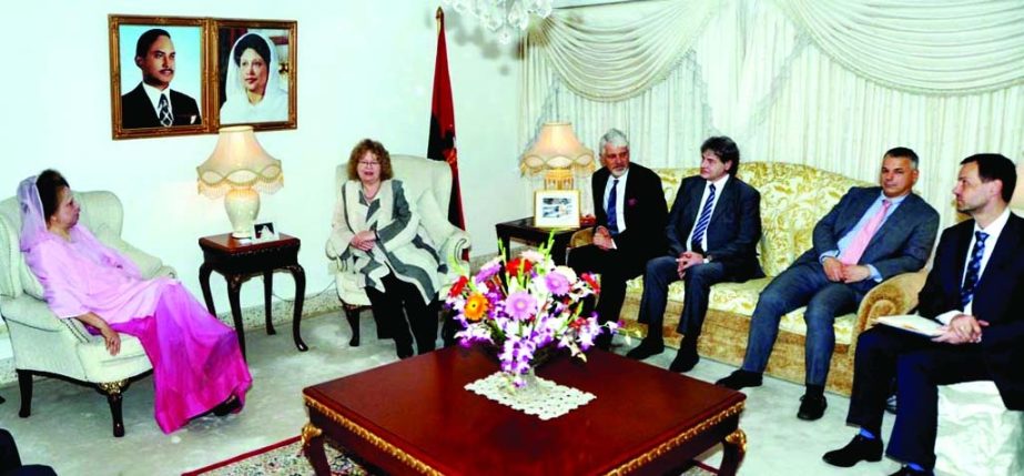 Visiting European Parliament delegation called on BNP Chairperson Begum Khaleda Zia at her party office in Gulshan on Monday evening.