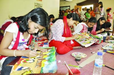 DINAJPUR: Dinajpur Shishu Academy organised an art competition on the occasion of Pahela Baishakh on Monday.