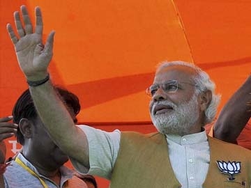 Narendra Modi campaigning in West Bengal on Sunday