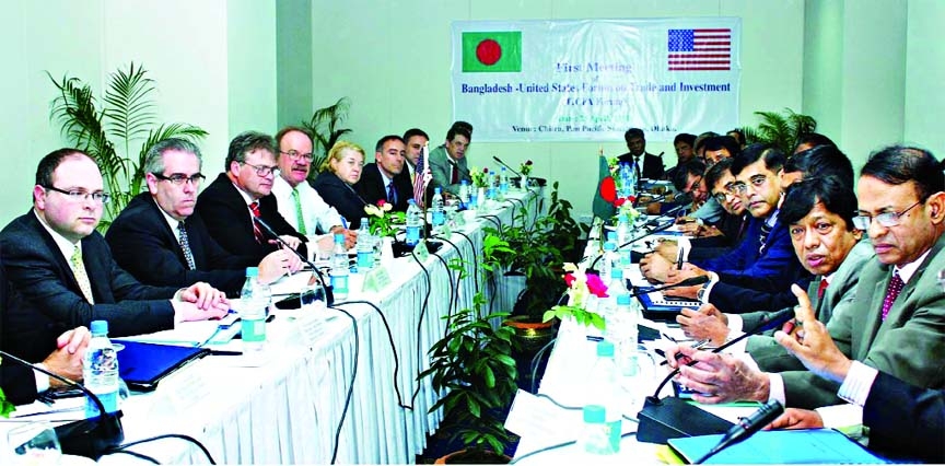 The first-ever meeting under the Trade and Investment Cooperation Forum Agreement (TICFA) between Bangladesh and US was held at Hotel Sonargaon on Monday.