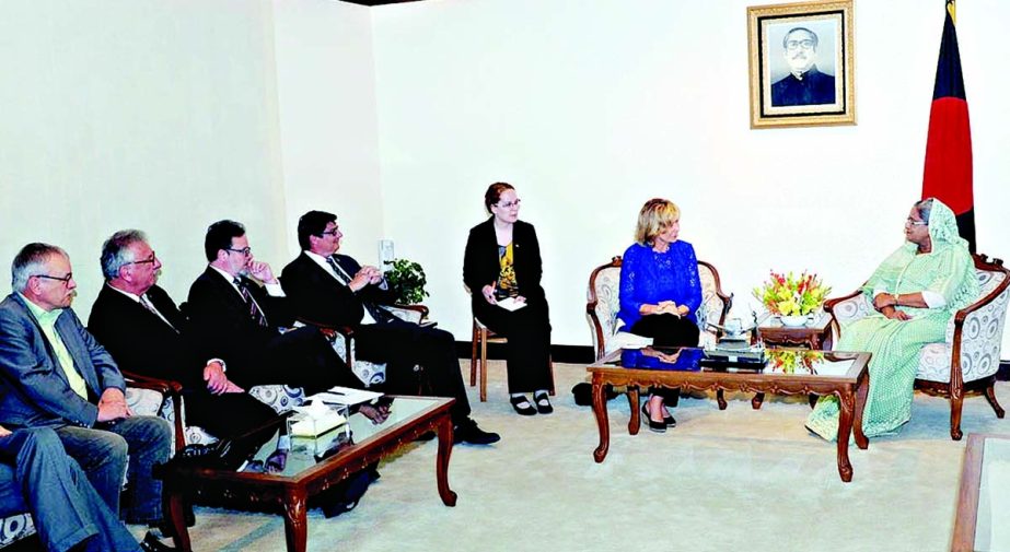 A German Parliamentary team paid courtesy call on Prime Minister Sheikh Hasina at her office in the city on Tuesday.