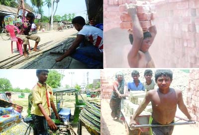 GAFARGAON(Mymensingh): Children are still being used in the risky jobs at Gafargaon Upazila in Mymensingh violating the existing laws.