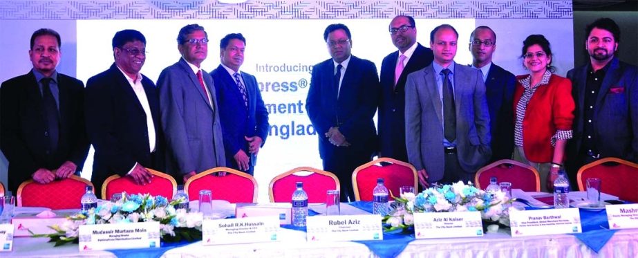 City Bank has partnered with American Express to introduce the American Express B2B Expense Management Solution, a unique cost reducing method at the bank's head office on Saturday. Rahimafrooz Distribution Ltd. and Reckitt Benckiser Bangladesh Ltd are t