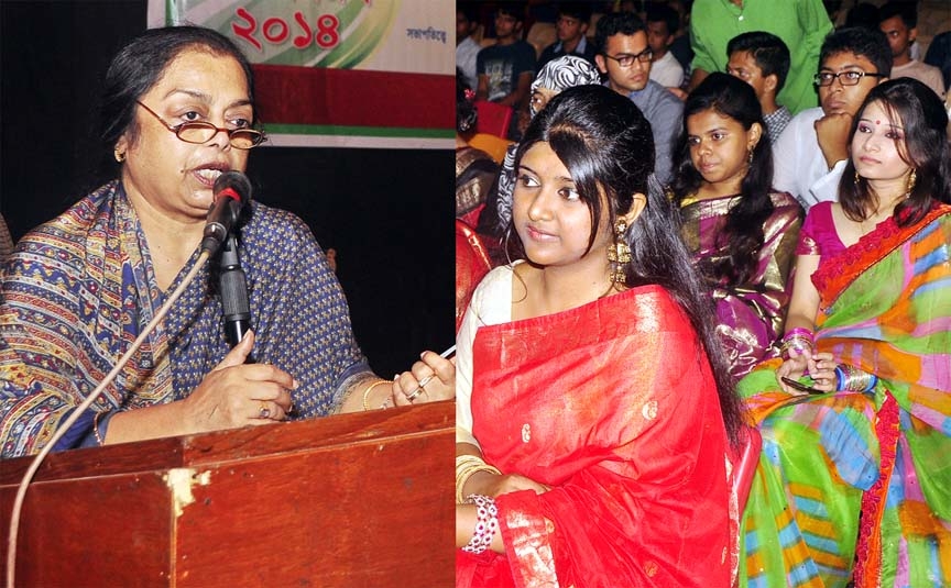 Department of Pali and Buddhist Studies under the Faculty of Arts of the University of Dhaka (DU) accorded a reception to the new students of first year (Hons.) and farewell to MA final semester on Thursday at the Teacher-Student Centre (TSC) auditorium o