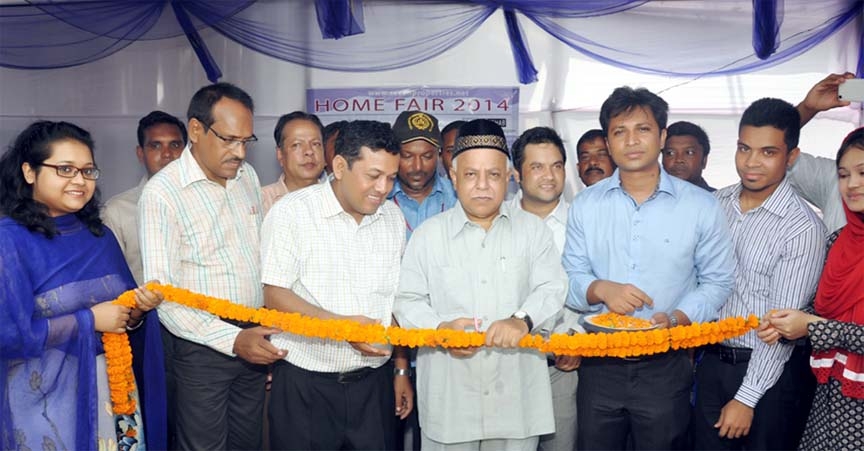 CCC Mayor M Monzoor Alam inaugurating Home Fair -2014 organised by Seven Properties Ltd in Chittagong yesterday.