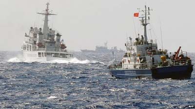 Vessels from both countries have confronted each other in disputed waters in the South China Sea.