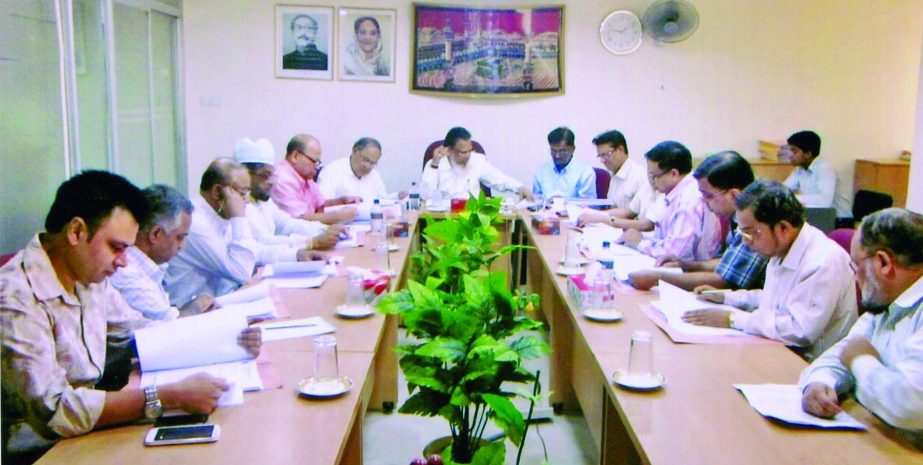 Md Ismail Nawab, Vice Chairman of Islami Insurance Bangladesh Limited presiding over the 162nd meeting of the Board of Directors at its head office recently.