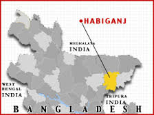 Anandabazar Potrika of India claims that the information with regard to hidden arms ammunition in Habiganj was supplied by India.