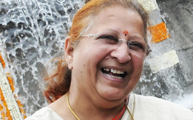 Sumitra Mahajan is Lok Sabha speaker