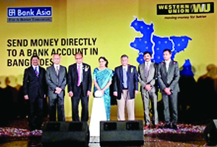 Western Union in collaboration with Bank Asia launch Direct-to-Bank (D2B) money transfer service for the first time in Bangladesh recently. Non-Resident Bangladeshi diaspora can now remit money directly to any Bank Account in Bangladesh.