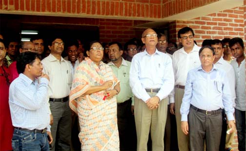 Education Minister Nurul Islam Nahid inaugurated a female dormitory of Jahangirnagar University named after Prime Minster 'Sheikh Hasina hall' on Thursday as chief guest while Education Secretary Dr Mohammad Sadik, JU Vice Chancellor Prof Farzana Islam,