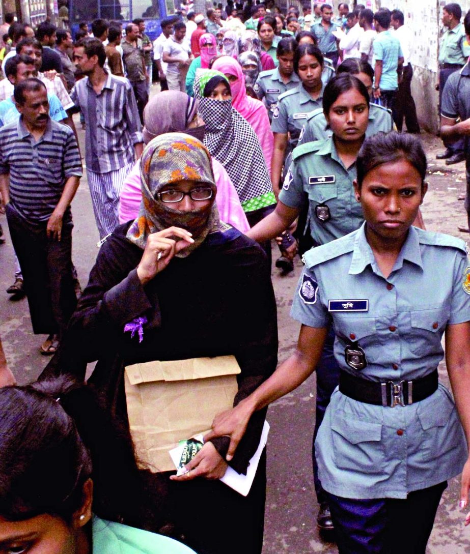 Bangladesh Islami Chhatri Sangstha activists arrested from city's Goran area on Wednesday were produced before the court on Thursday.