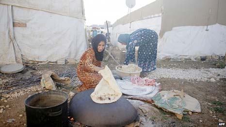 The Syrian conflict has sent thousands fleeing into Lebanon and other countries.