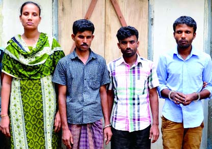 Detective Branch of police nabbed four kidnappers from the city's Mirpur 12 No bus stand area on Friday.