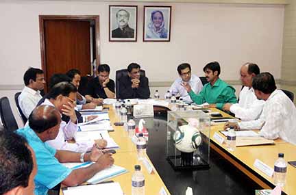 President of Bangladesh Football Federation (BFF) Kazi Md Salahuddin presided over the meeting of the Executive Committee of BFF at the BFF House on Saturday.