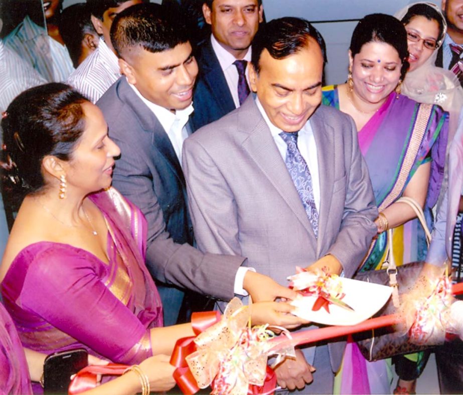 Md Shahidul Islam, Additional Managing Director of United Commercial Bank, inaugurating the 10th branch of Premium Sweets at Uttara in the city recently.