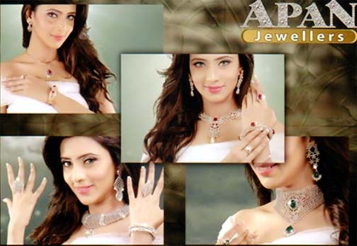 Apan Jewelers displaying modern designed diamond jewelry on the occasion of Eid-ul-Fitr. Customers can avail this with maximum 30percent discount from its countrywide 7 outlets.