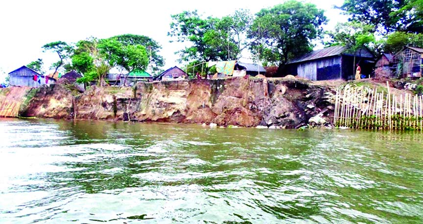 KISHOREGANJ: Several villages have been threatened by the erosion of the river Gorautra in Bajitpur upazila of the district.