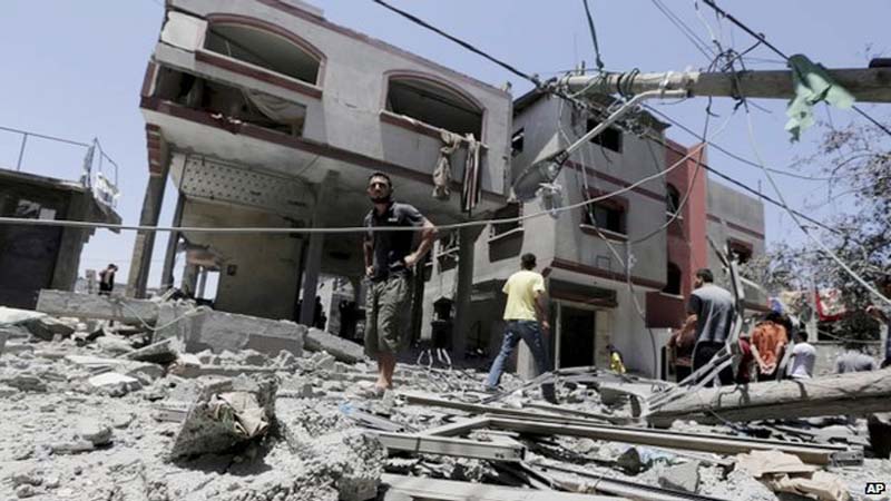 The city of Beit Lahiya in northern Gaza has been one of Israel's main targets.