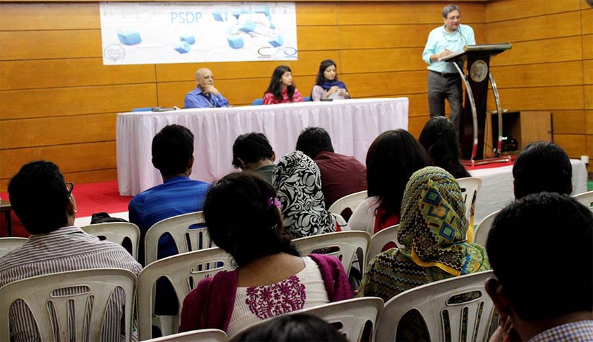 The orientation session for PSDP Summer 2014 (2nd batch) at the BRAC University auditorium in the city recently.