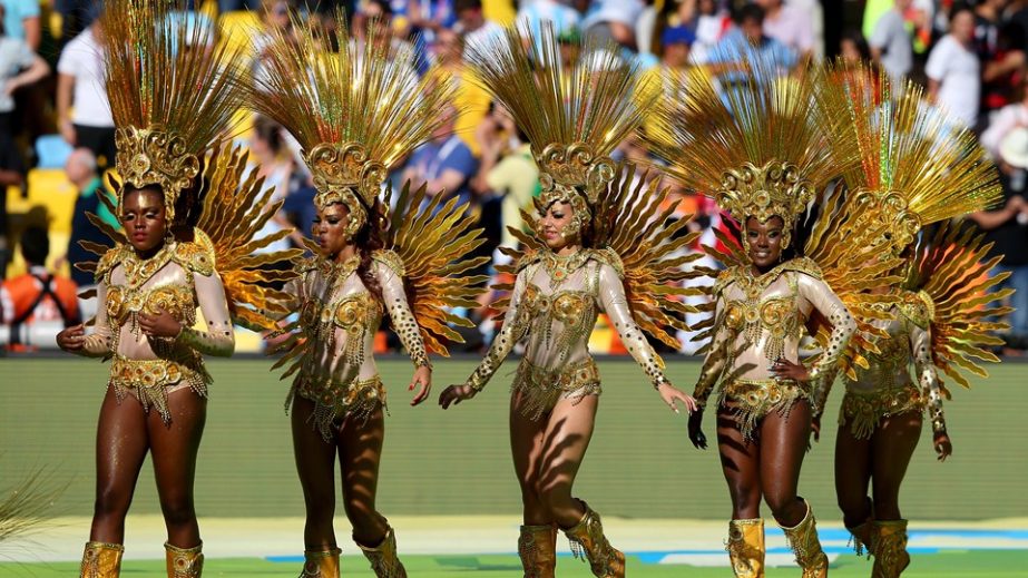 Dancers perform during the closing ceremony prior to the 2014 FIFA World Cup Brazil final match between Germany and Argentina at Maracana in Rio de Janeiro, Brazil on Sunday.