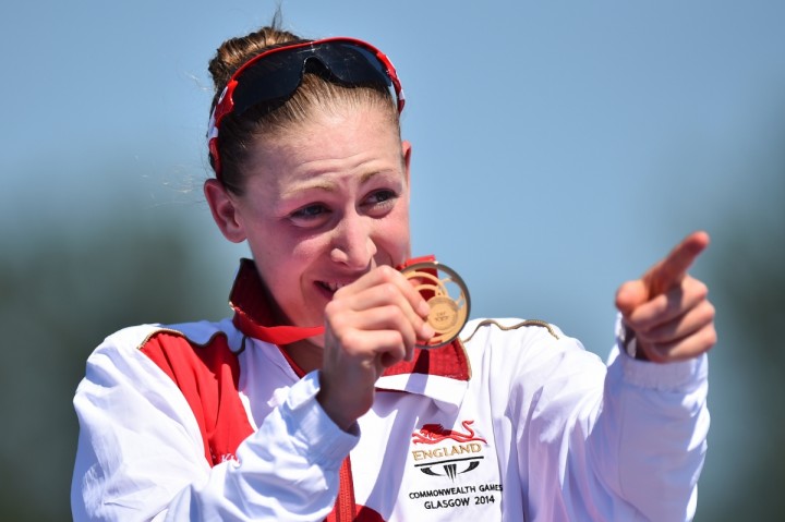 Stimpson claims the first gold of the Commonwealth Games