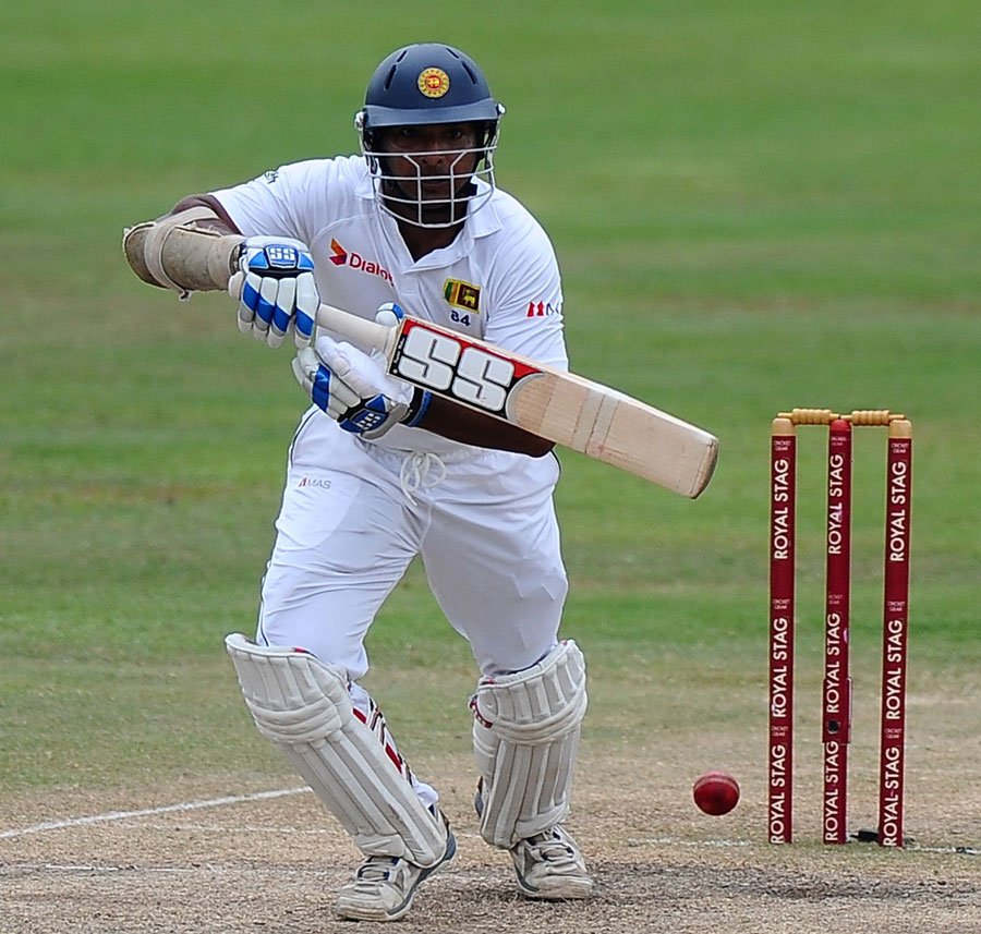 Kumar Sangakkara was fluent in the second innings on the 4th day of 2nd Test between Sri Lanka and South Africa in Colombo on Sunday.