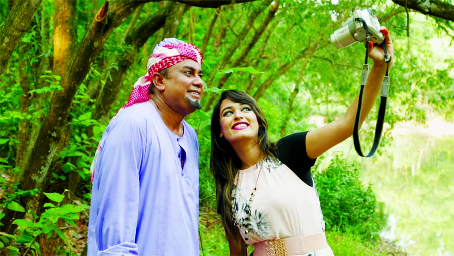 Zahid Hasan and Ahona in Eid serial â€˜Jongi Jahangir Bhalobeshechhilo Julekha-keâ€™ on ATN Bangla at 10:40pm
