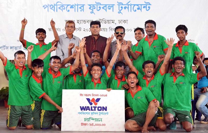 Marcel team earned a comfortable 6-1 goals victory over Walton team in the Eid Ananda Football Festival for the under-privileged street boys held at Capt (retd) M Mansoor Ali National Handball Stadium on Tuesday. Additional Director of the Walton (RB Grou