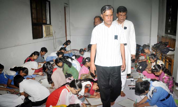 An art competition was arranged by CCC on the occasion of National Mourning Day yesterday.